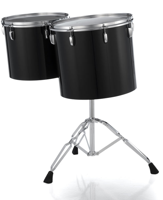Pearl 14+16 Concert Gabon Mahogany Single Head Tom Set W/Bt3 & 7/8" Receiver & T-895 Stand