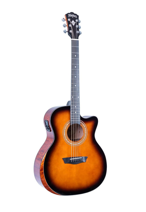Washburn WCG10CE Comfort Acoustic-Electric Guitar Sunburst