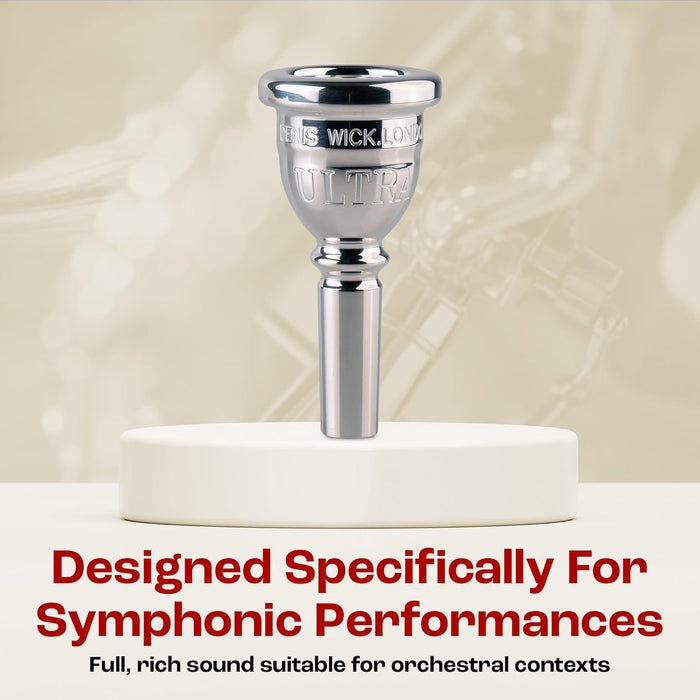 Denis Wick Steven Mead Ultra Euphonium Mouthpiece Silver Plated 5880E-SM3U