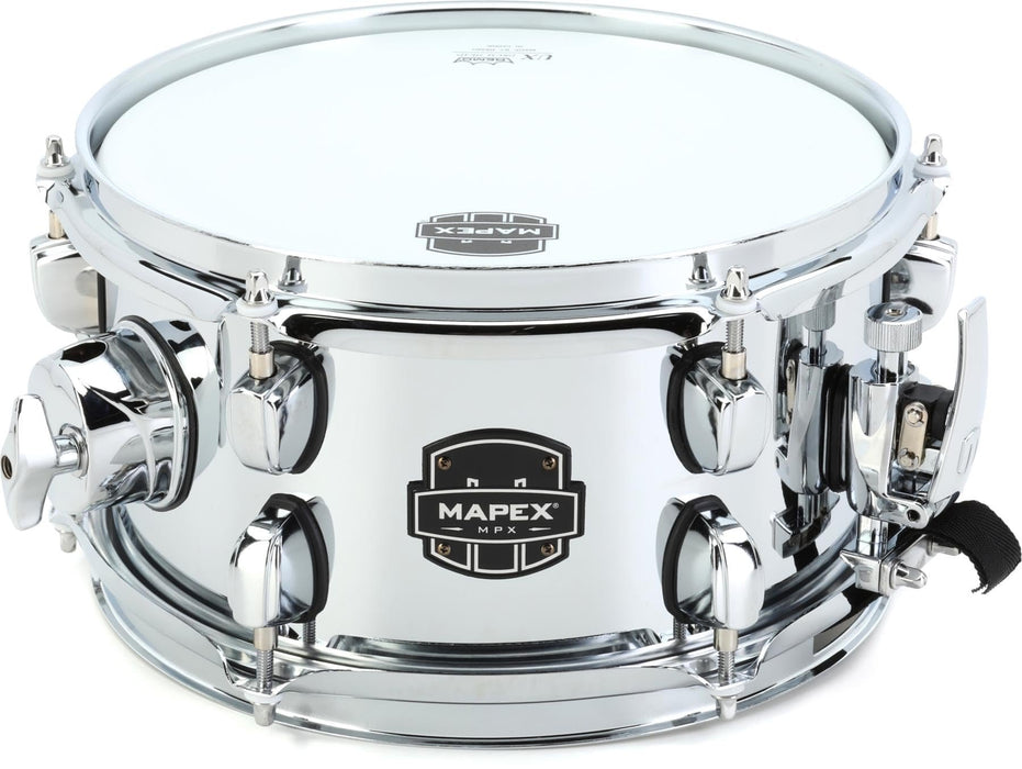 Mapex MPX Steel Side Snare Drum - 5.5 x 10-inch - Polished (MPNST0551CN)