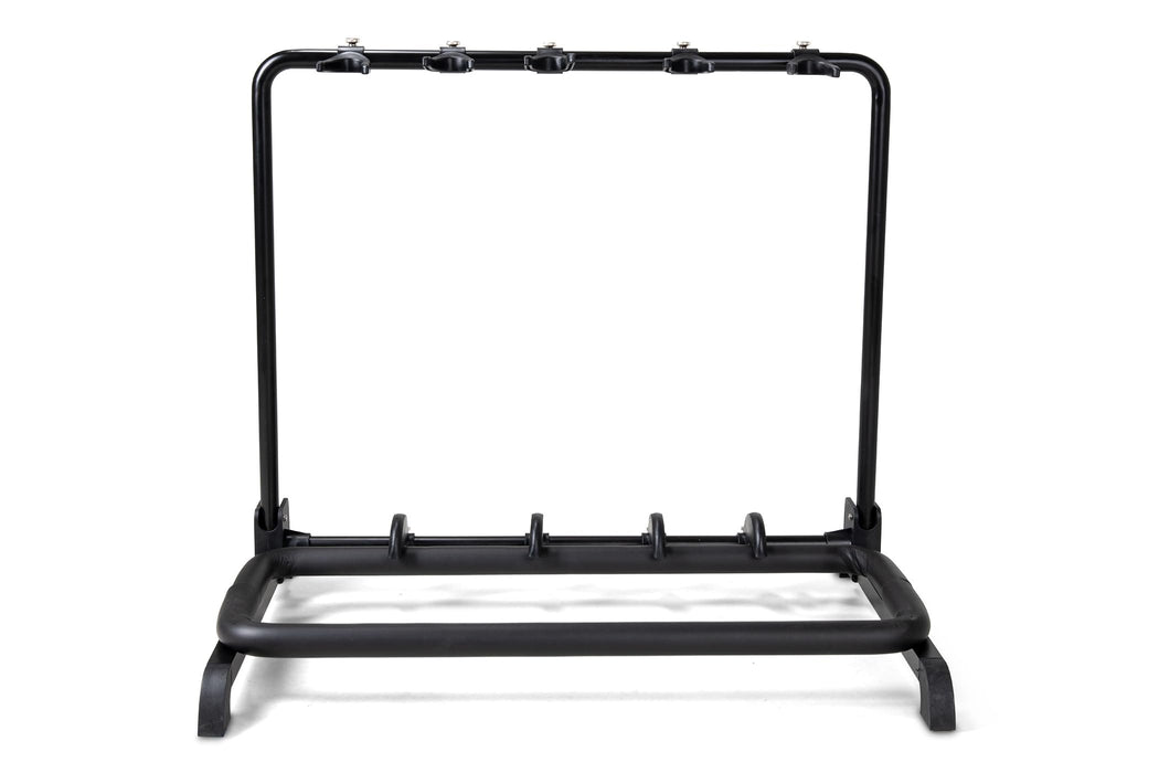 GEWA GS-105B multi-stand for 5 instruments, guitar holder (adjustable neck and rib support, ideal guitar accessories, protection against damage, quality and affordability combined), black