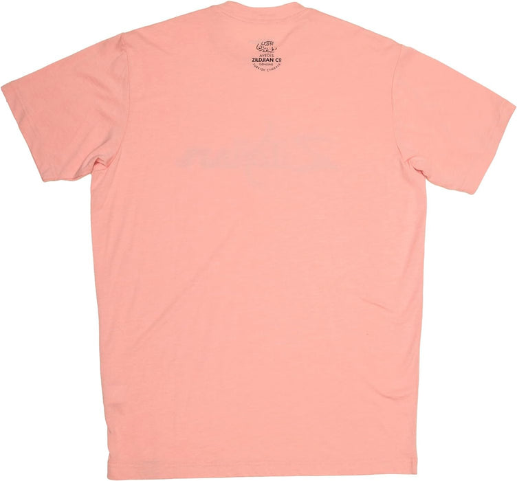 Zildjian Logo T-Shirt, Classic Fit X-Large - Shell Pink (ZATS0044)