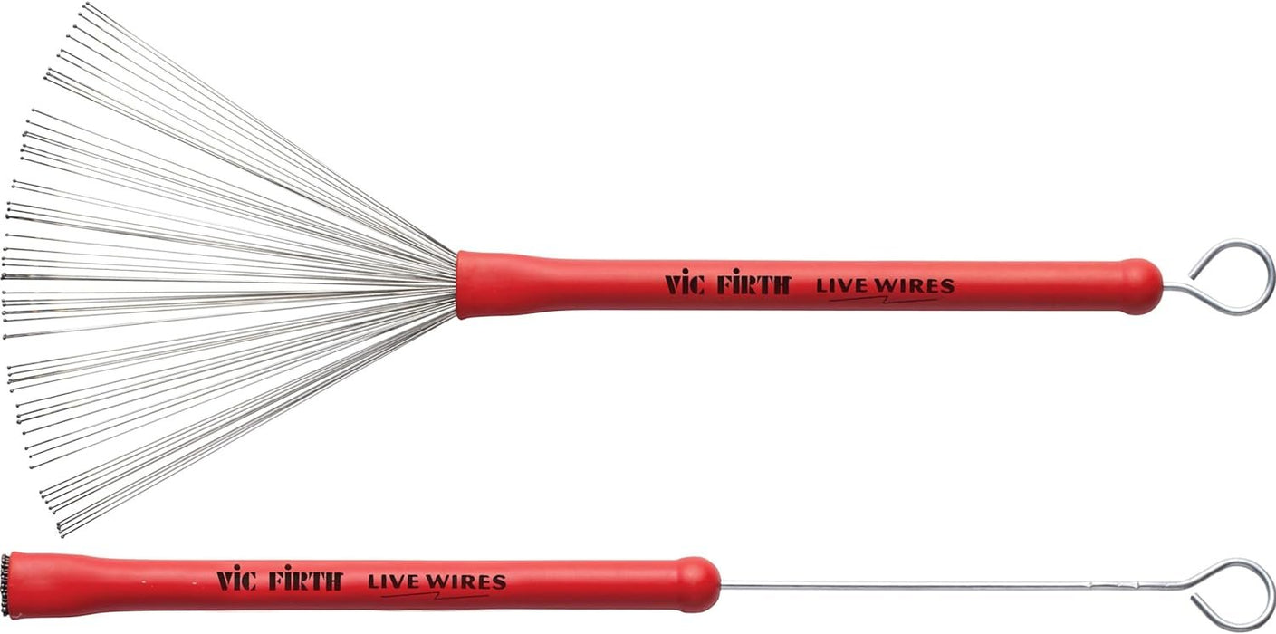 Vic Firth Live Wires Retractable Brushes (LIVEWIRES)