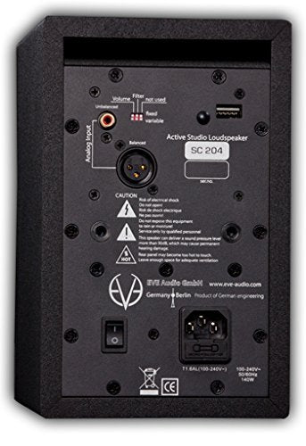 Eve Audio Ultra-Compact Nearfield Studio Monitor, 4" (SC204-U)