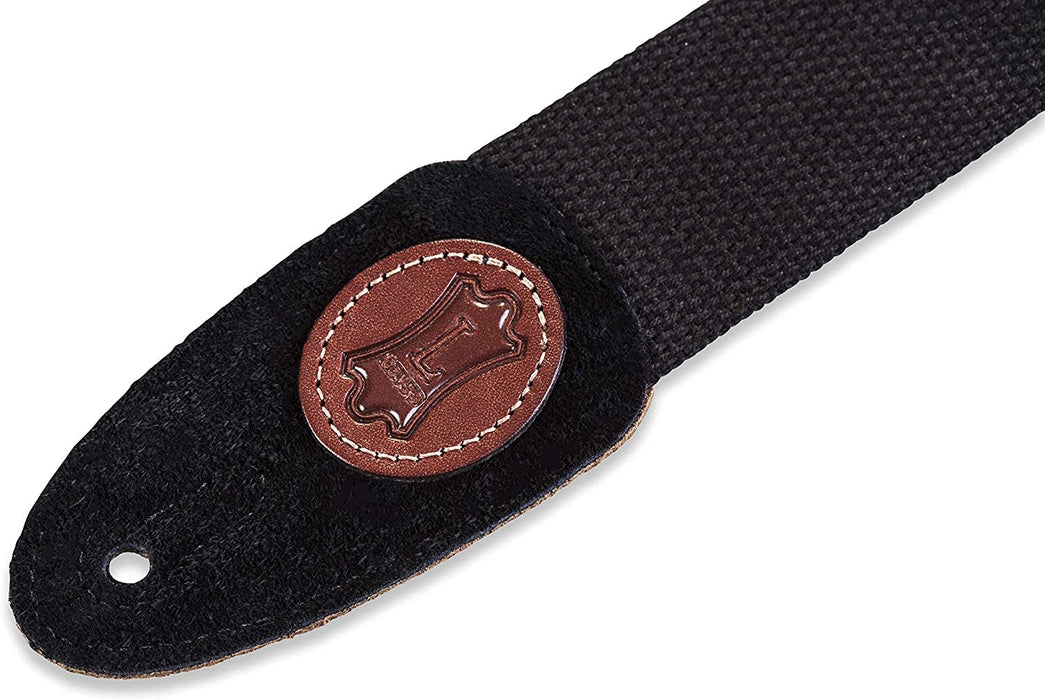 Levy's Leathers Signature Series Cotton XL Guitar Strap - Brown (MSSC8-XL-BRN)