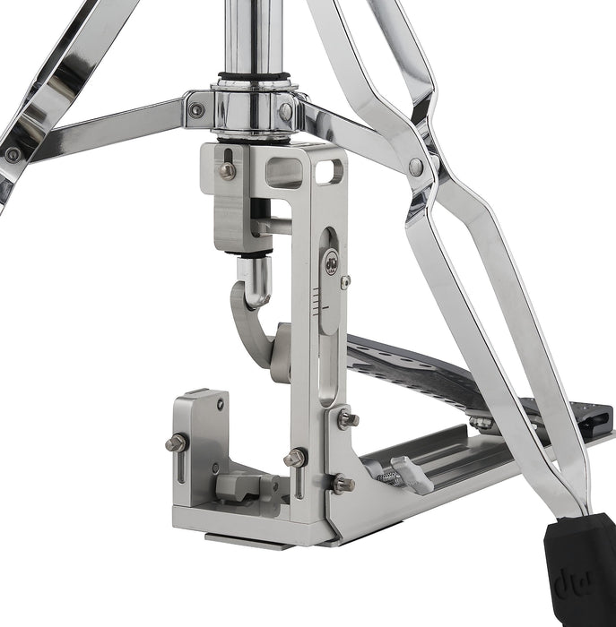 DW Series Colorboard Machined Direct Drive, Gun Metal Edition 2-Leg Hi-Hat Stand (DWCPMDDHH2GR)