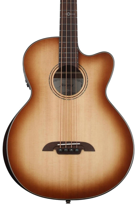 Alvarez AEB70ce Armrest Shadowburst Acoustic-electric Bass Guitar - Shadowburst