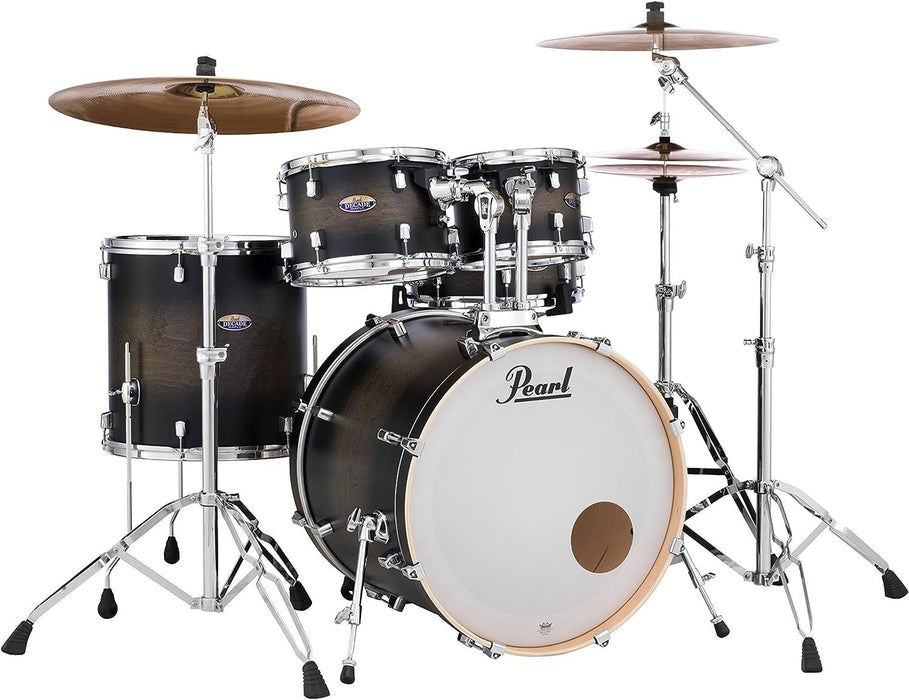 Pearl Decade Maple 5-Piece Shell Pack - Satin Black Burst (DMP925SP/C262)