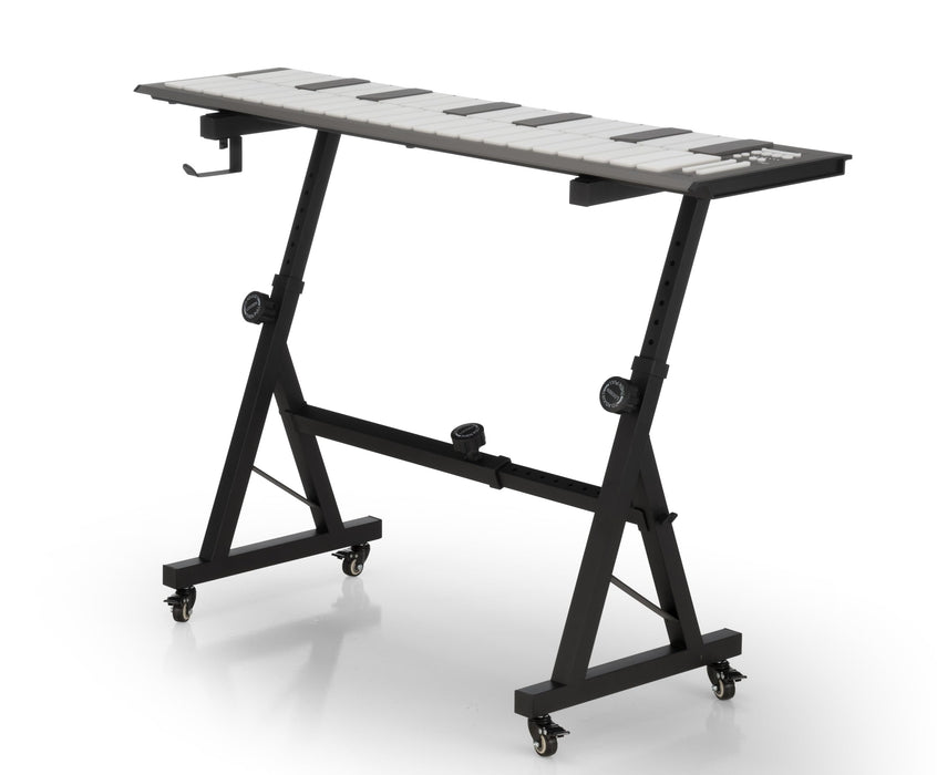 Pearl Keyboard And Controller Stand W/Wheels & Headphone Hook