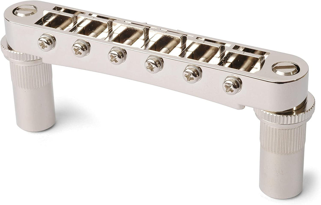 Gotoh Tune-o-matic Bridge with Studs/Bushings, Nickel