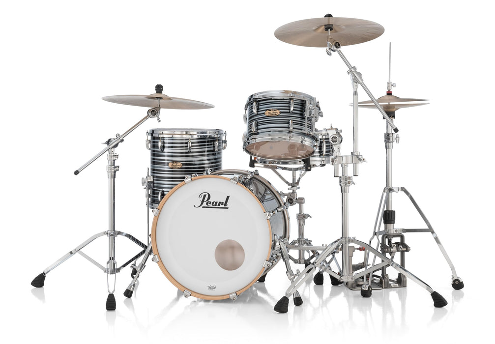 Pearl Masters Maple Pure 3 Piece Shell Pack, Black Oyster Swirl - Cymbals and Hardware Not Included (MP4C903XPL/C855)