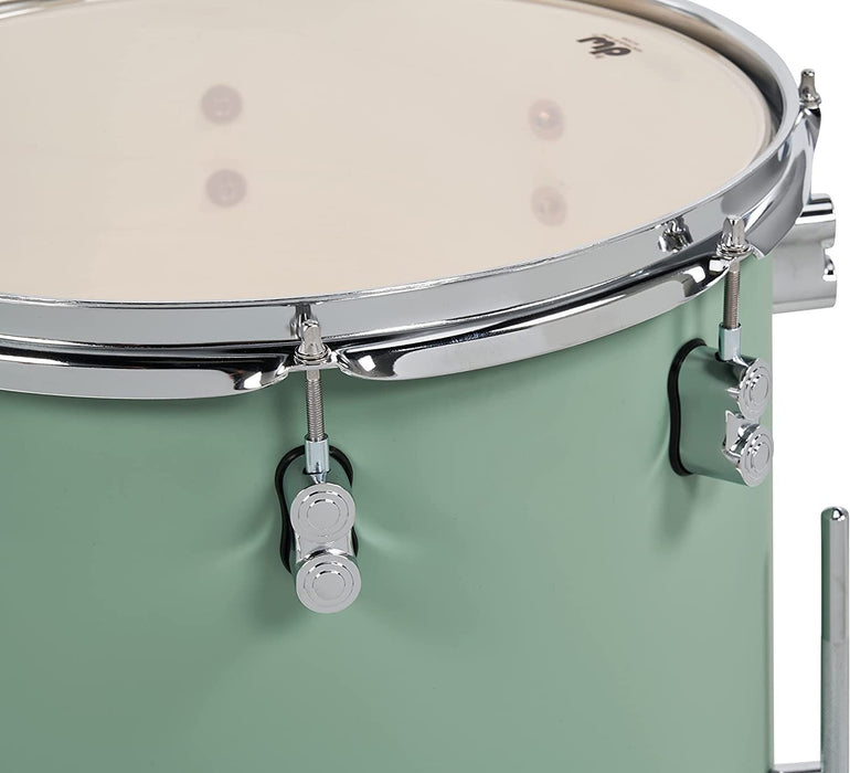 Pacific Drums & Percussion Drum Set PDP Concept Maple 7-Piece, Satin Seafoam Shell Pack (PDCM2217SF)