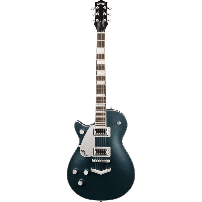 Gretsch Left-Handed Electromatic Jet BT Single-Cut Electric Guitar with V-Stoptail, Laurel Fingerboard - Jade Grey Metallic (G5220LH)