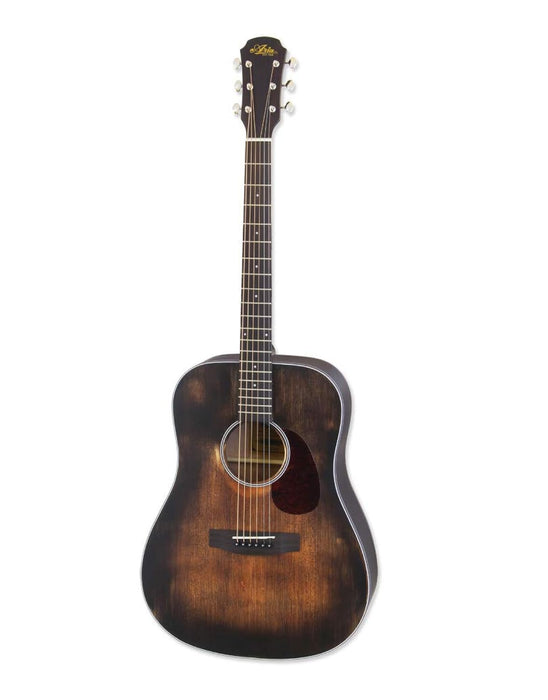 Aria Delta Player 6 String Acoustic Guitar, Muddy Brown Matte Finish, Dreadnought (ARIA-111DP)