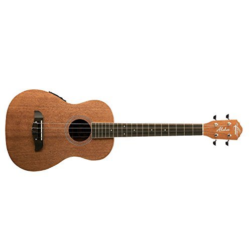 Oscar Schmidt Baritone Ukulele W/Pre Amp, Natural Mahogany (OU52E-A-U)