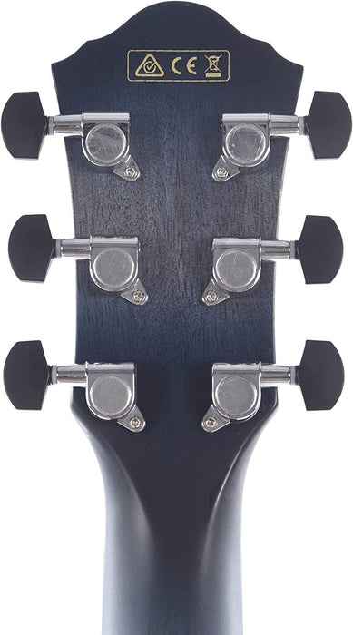 Ibanez AEWC400 AEWC Acoustic Guitar Indigo Blue Burst Gloss