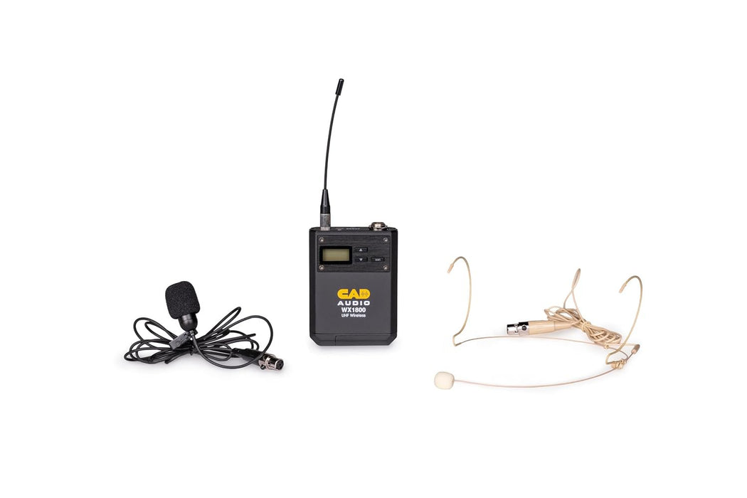 CAD Audio WX1800BP True Diversity UHF Wireless Body Pack Microphone System