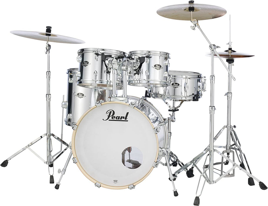 Pearl Export 5-Piece Drum Set w/830-Series Hardware Pack - Mirror Chrome (EXX705N/C49)