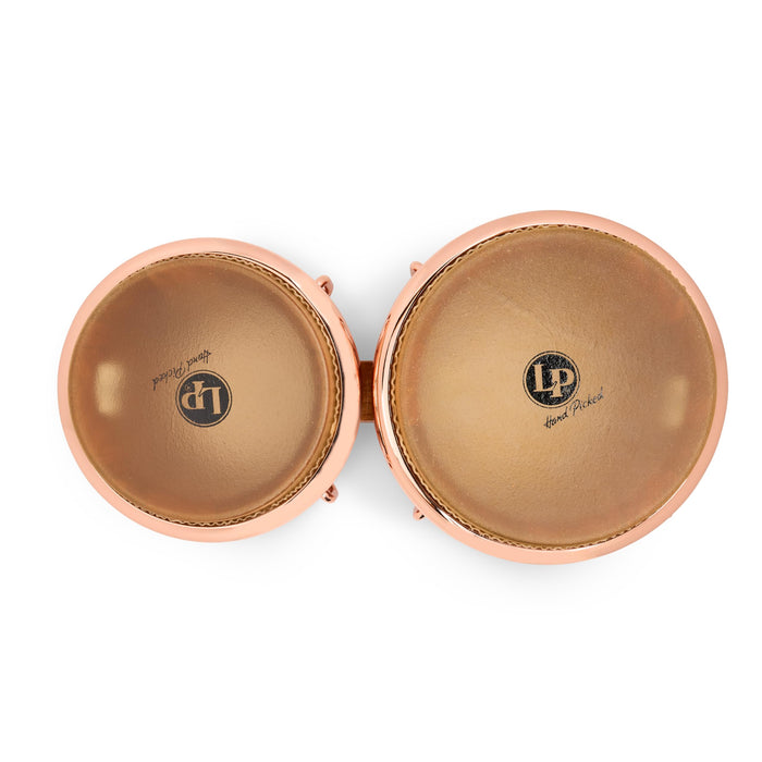Latin Percussion Limited Cherry Bongos - 7.25" & 8.625" Natural Rawhide Heads