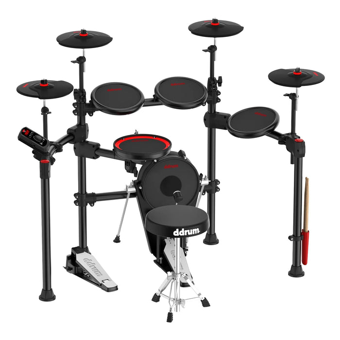 Ddrum E-Flex 9-Piece Bluetooth Electronic Drums w/ Throne and Sticks (DD EFLEX BT9)