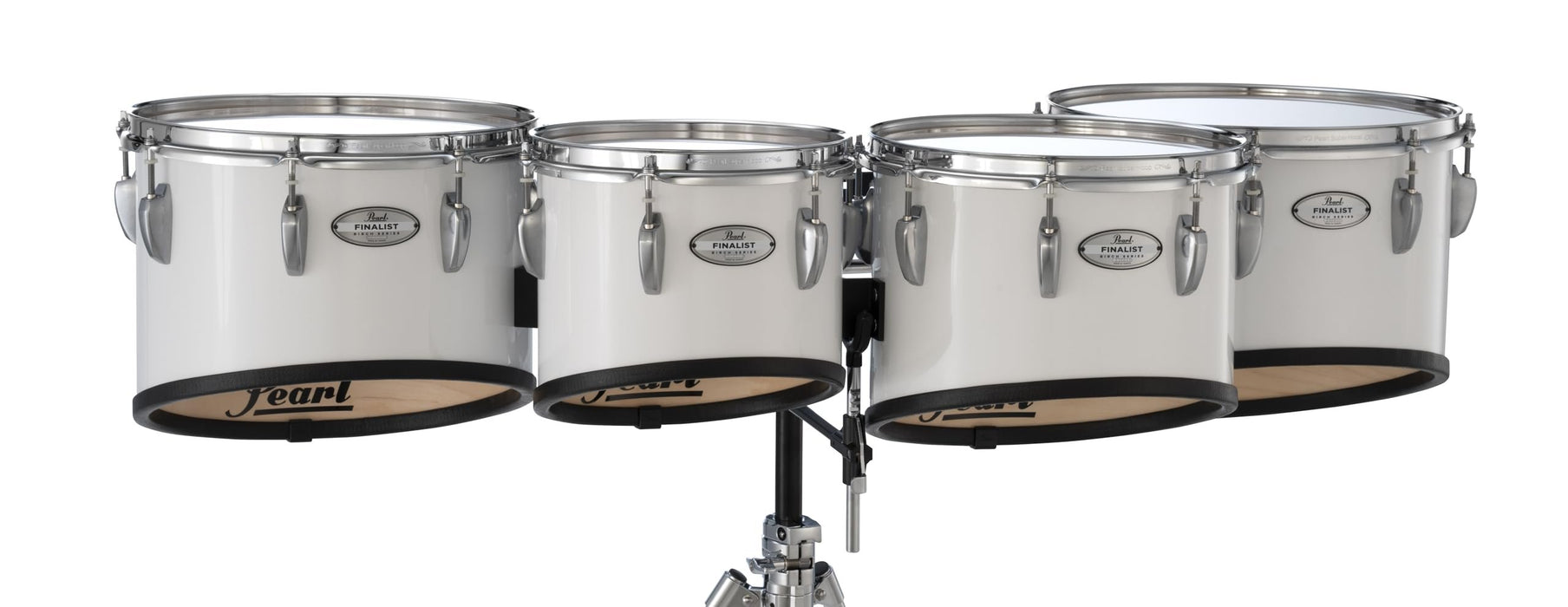 Pearl 10+12+13+14 Finalist Marching Tenor Set in #33 Pure White (FMTB0234/A33)