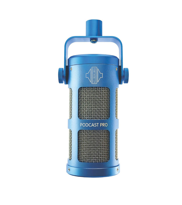 Sontronics Podcast Professional Dynamic Mic for Podcast, Broadcast, Streaming, Gaming & VC - XLR Connection, No Phantom Power Required - Lifetime Microphone Warranty - Designed & Built in UK (Blue)