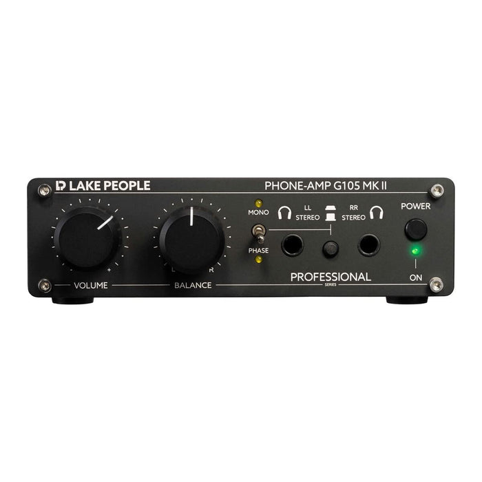 Lake People G105 MK II Compact Studio Headphone Amplifier for 2 Headphones (LP-G105-MKII-U)