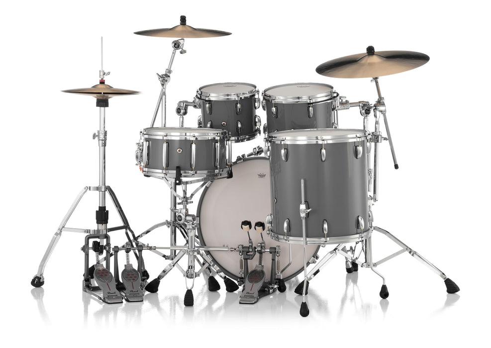 Pearl Masters Maple Pure 4 Piece Shell Pack, Putty Grey - Cymbals and Hardware Not Included (MP4P924XESPS/C859)