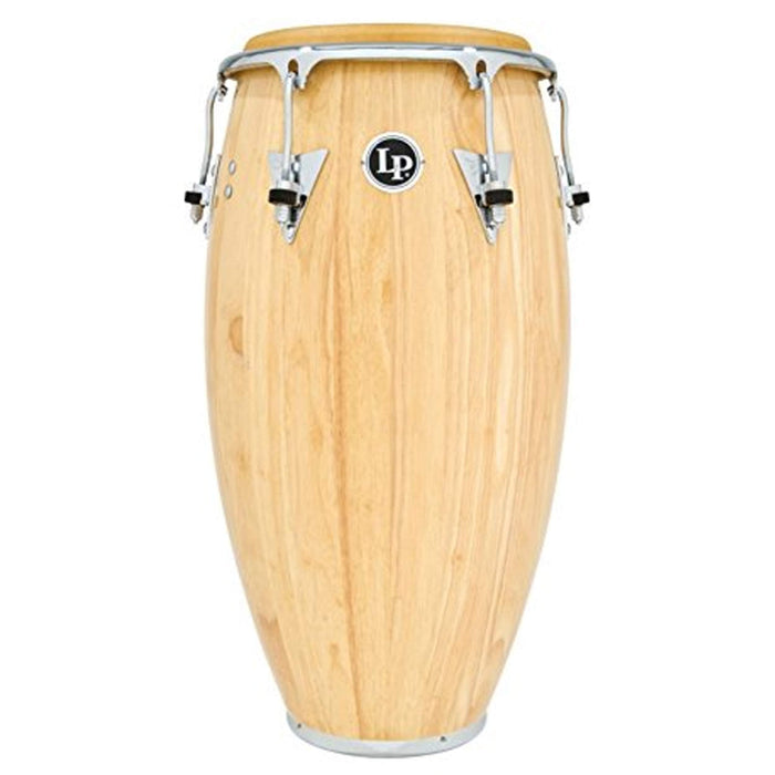 Latin Percussion Classic Model Wood 11-3/4" Conga - Natural/Chrome (LP559X-AWC)