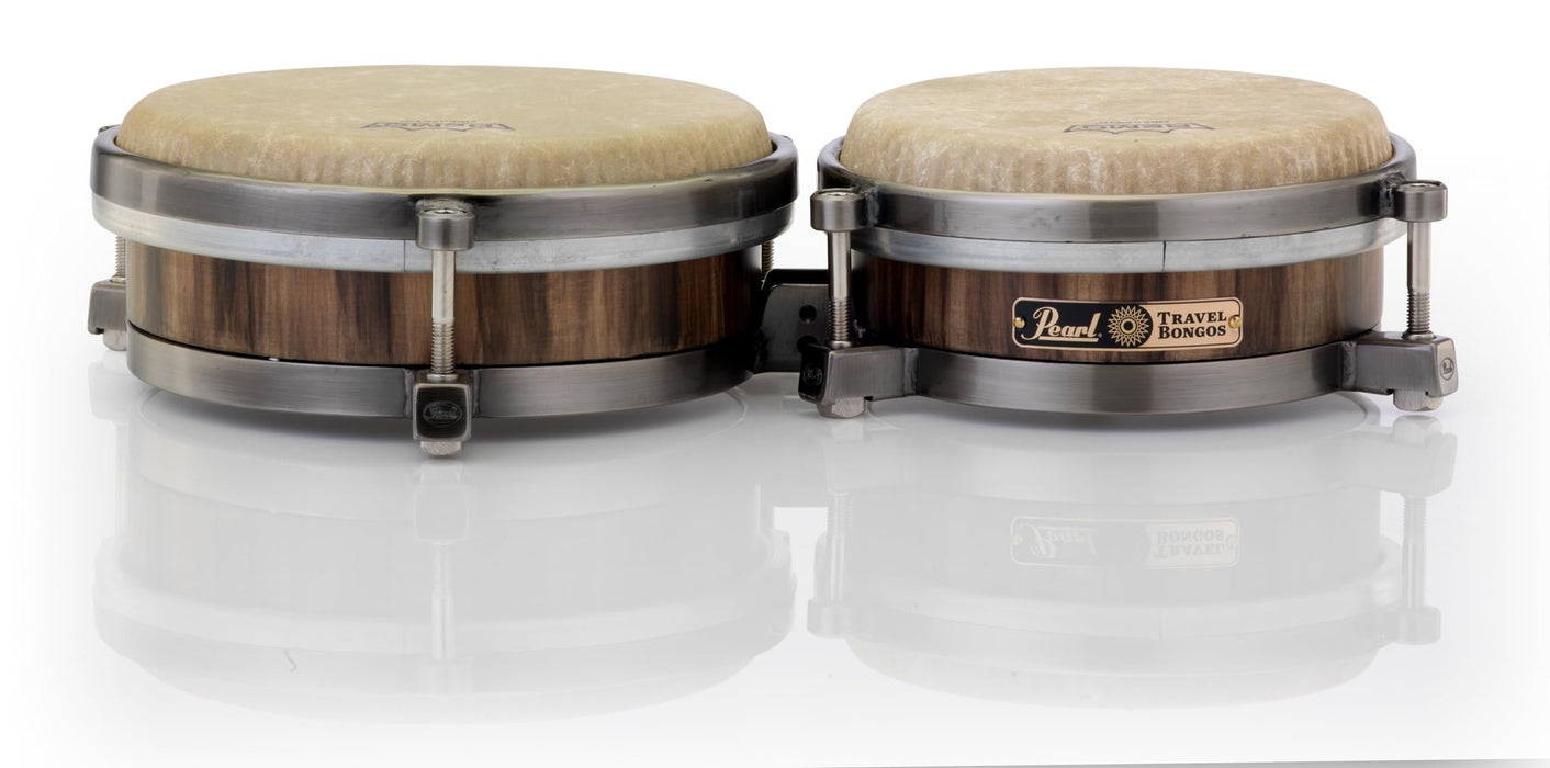 Pearl Travel Bongos Traditional 7 Inch and 8.5 Inch