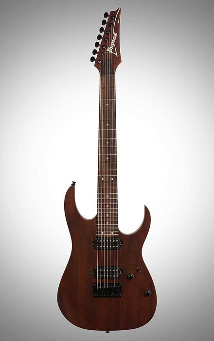 Ibanez RG Series RG7421 Fixed Bridge 7-String Electric Guitar Flat Walnut