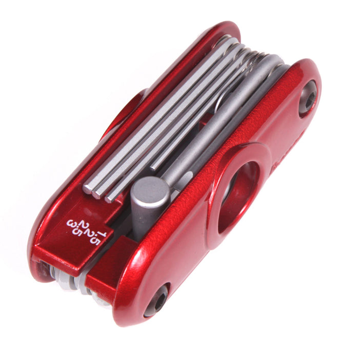 Ibanez MTZ11-BBK Guitar Multi-Tool - 11-in-1 Compact Setup Tool Kit, Red