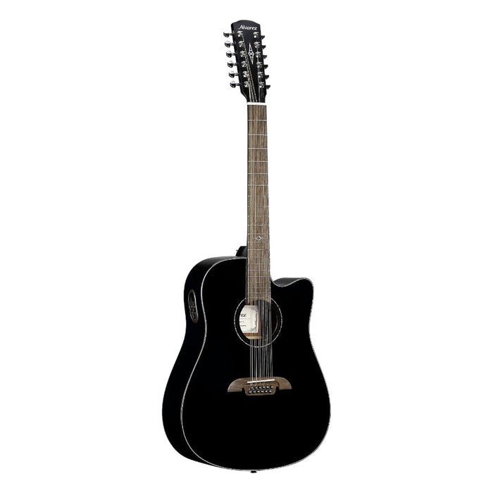 Alvarez AD60ce 12-string Acoustic-electric Guitar - Black