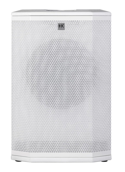HK Audio HK-POLAR-MKII-10-WHT 2000 watt 10in Powered Column PA MK II with 4 Ch Mixer 24-bit DSP EQ Bluetooth 5 TWS in White