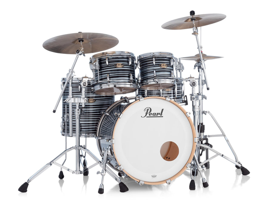 Pearl Masters Maple Pure 4 Piece Shell Pack, Black Oyster Swirl (MP4C924XESPL/C855)