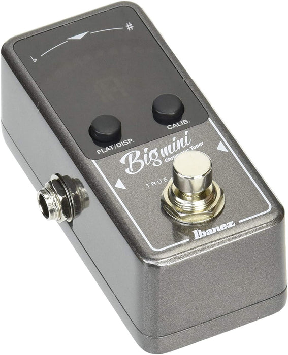 Ibanez BIGMINI Mini Chromatic Pedal Tuner Silver (1708)