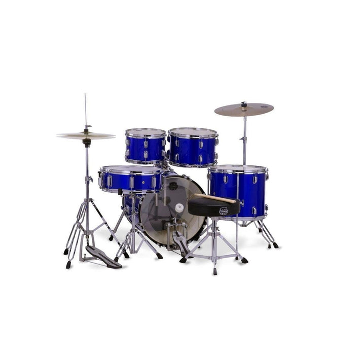 Mapex Comet 5-Piece Drum Set 18" Bass Drum, Indigo Blue