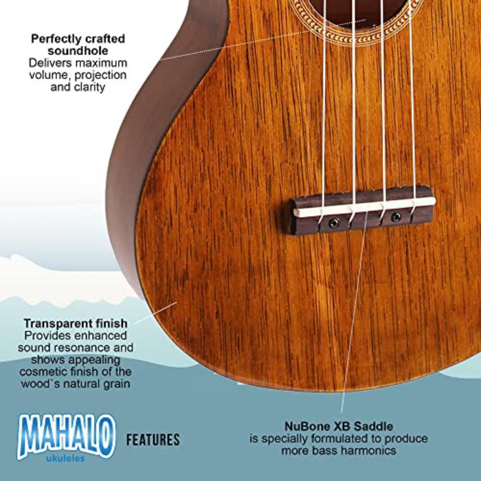 Mahalo Concert Ukulele, Natural (2516)
