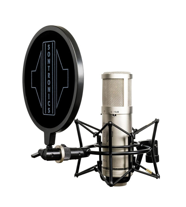 SONTRONICS STC-3X Professional 3-Pattern LDC XLR Studio Condenser Microphone