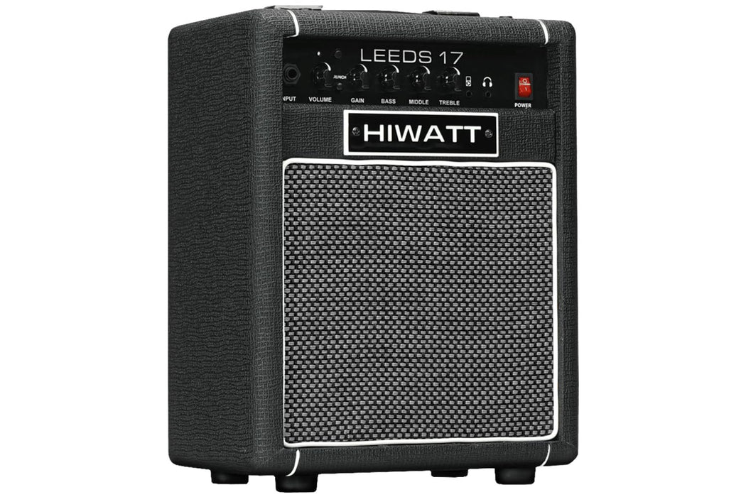 Hiwatt Leeds 17 Watt Guitar Combo Amplifier with Bluetooth, Black, 8" Speaker, 17 Watts