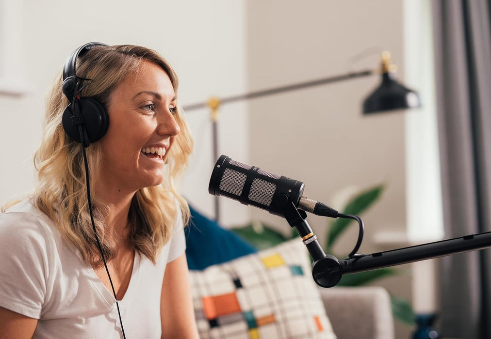 Sontronics Podcast Professional Dynamic Mic for Podcast, Broadcast, Streaming, Gaming & VC - XLR Connection, No Phantom Power Required - Lifetime Microphone Warranty - Designed & Built in UK (Purple)