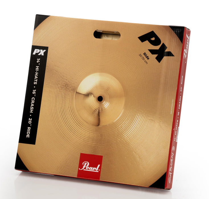 Export 5 Piece Shell Pack 22/16/13/12/14 Pure White - Hardware And Sabian Cymbals