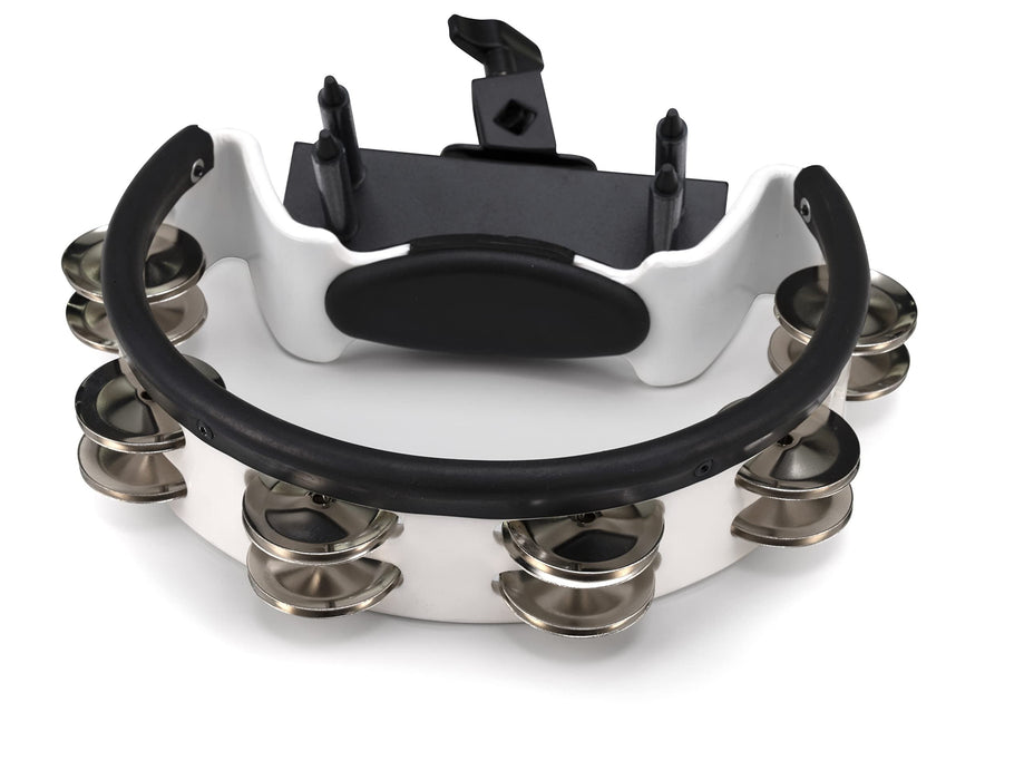 Pearl Drum Set Tambourine, White (PTM10SHX)