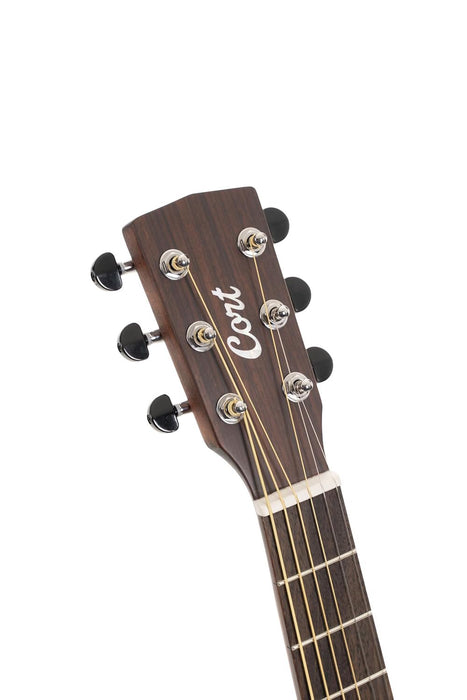 Cort EARTHGO-OPBB Earth Go HyVibe H2 Acoustic Electric Guitar Open Pore Brown Burst w/Bag