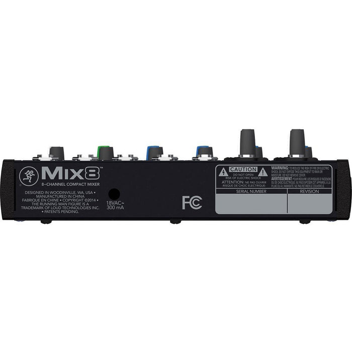 Mackie 8-Channel Compact Mixer (MIX8-U)