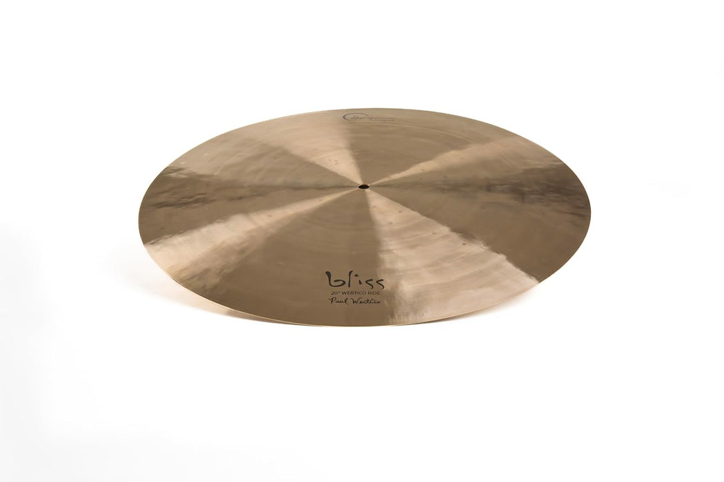 Dream Cymbals and Gongs BFRI20 Bliss Series Paul Wertico Flat Ride Cymbal - 20 Inch