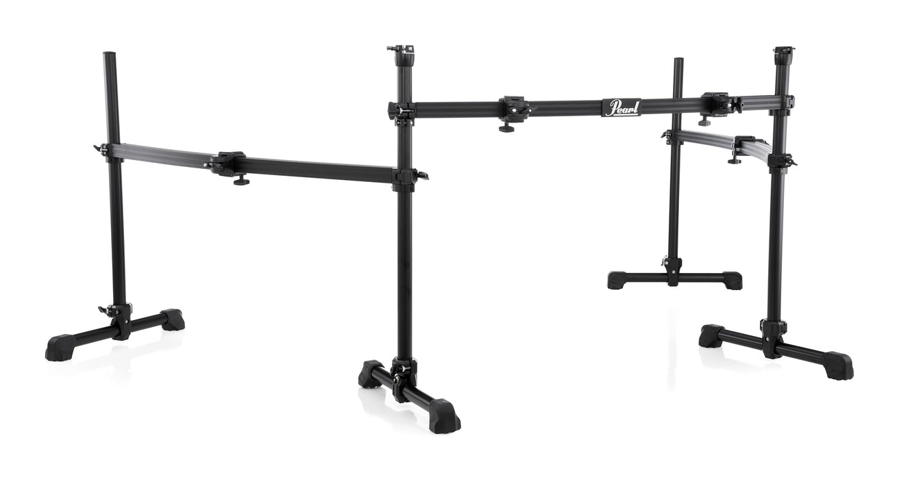 Pearl Icon Three-Sided Drum Rack, Curved/Black (W/Pcx100/B X4 & Pcl100/B X2)
