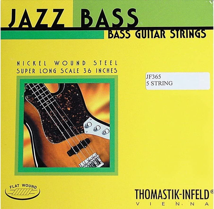 Thomastik JF365 Jazz Flatwound Long Scale 5-String Bass Strings