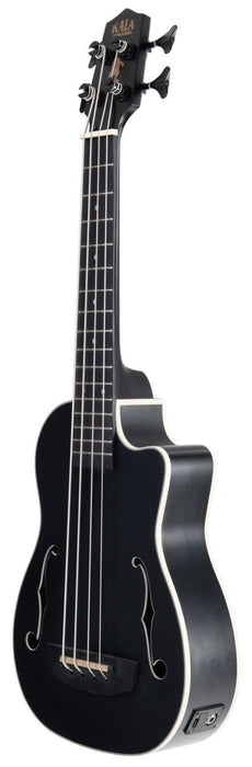 Kala Black Journeyman Mahogany Acoustic-Electric U•BASS® with F-Holes (JYMN-BK-FS)