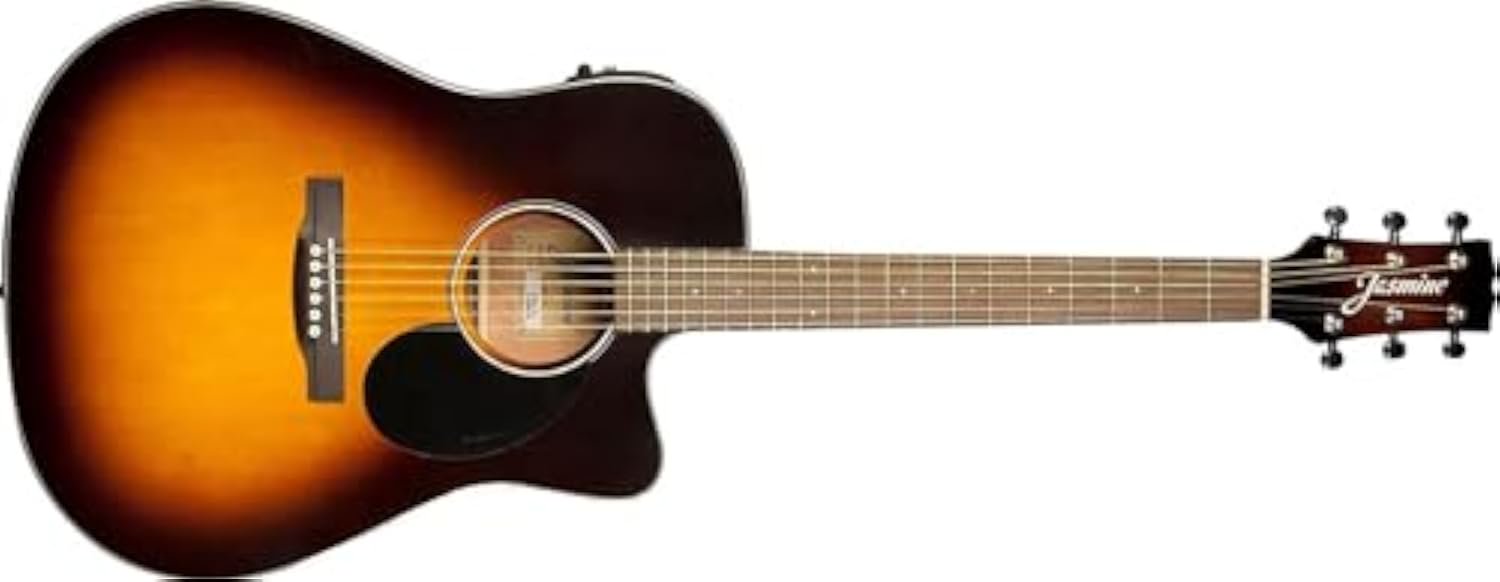 Jasmine JD39CE-SB J-Series Acoustic-Electric Guitar, Sunburst